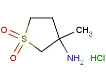 (3-methyl-1,1-dioxidotetrahydro-3-thienyl)amine hydrochloride (3-methyl-1,1-dioxidotetrahydro-3-thienyl)amine hydrochloride