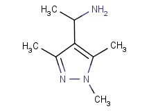 1-(1,3,5-trimethyl-1H-pyrazol-4-yl)ethanamine 1-(1,3,5-trimethyl-1H-pyrazol-4-yl)ethanamine