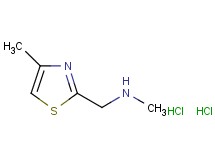 N-methyl-1-(4-methyl-1,3-thiazol-2-yl)methanamine dihydrochloride N-methyl-1-(4-methyl-1,3-thiazol-2-yl)methanamine dihydrochloride