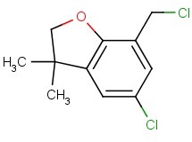 5-chloro-7-(chloromethyl)-3,3-dimethyl-2,3-dihydro-1-benzofuran