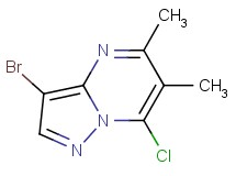 3-bromo-7-chloro-5,6-dimethylpyrazolo[1,5-a]pyrimidine
