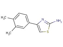 4-(3,4-dimethylphenyl)-1,3-thiazol-2-amine 4-(3,4-dimethylphenyl)-1,3-thiazol-2-amine