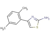 4-(2,5-dimethylphenyl)-1,3-thiazol-2-amine 4-(2,5-dimethylphenyl)-1,3-thiazol-2-amine
