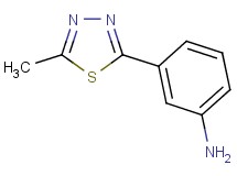 3-(5-methyl-1,3,4-thiadiazol-2-yl)aniline 3-(5-methyl-1,3,4-thiadiazol-2-yl)aniline