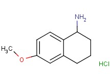 (6-methoxy-1,2,3,4-tetrahydro-1-naphthalenyl)amine hydrochloride (6-methoxy-1,2,3,4-tetrahydro-1-naphthalenyl)amine hydrochloride