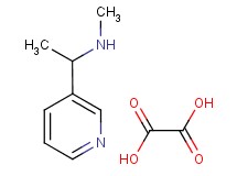 N-methyl-1-(3-pyridinyl)ethanamine oxalate N-methyl-1-(3-pyridinyl)ethanamine oxalate