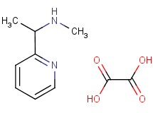 N-methyl-1-(2-pyridinyl)ethanamine oxalate N-methyl-1-(2-pyridinyl)ethanamine oxalate