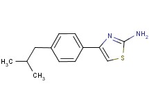 4-(4-isobutylphenyl)-1,3-thiazol-2-amine 4-(4-isobutylphenyl)-1,3-thiazol-2-amine