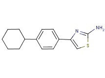4-(4-cyclohexylphenyl)-1,3-thiazol-2-amine 4-(4-cyclohexylphenyl)-1,3-thiazol-2-amine