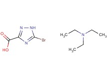 5-bromo-1H-1,2,4-triazole-3-carboxylic acid N,N-diethylethanamine salt 5-bromo-1H-1,2,4-triazole-3-carboxylic acid N,N-diethylethanamine salt