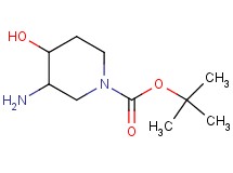 tert-butyl 3-amino-4-hydroxy-1-piperidinecarboxylate