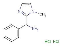 1-(1-methyl-1H-imidazol-2-yl)-1-phenylmethanamine dihydrochloride 1-(1-methyl-1H-imidazol-2-yl)-1-phenylmethanamine dihydrochloride