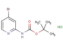 tert-butyl (4-bromo-2-pyridinyl)carbamate hydrochloride tert-butyl (4-bromo-2-pyridinyl)carbamate hydrochloride
