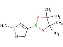 1-methyl-4-(4,4,5,5-tetramethyl-1,3,2-dioxaborolan-2-yl)-1H-pyrazole 1-methyl-4-(4,4,5,5-tetramethyl-1,3,2-dioxaborolan-2-yl)-1H-pyrazole