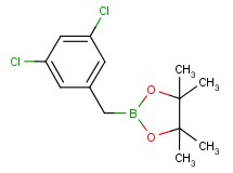 2-(3,5-dichlorobenzyl)-4,4,5,5-tetramethyl-1,3,2-dioxaborolane 2-(3,5-dichlorobenzyl)-4,4,5,5-tetramethyl-1,3,2-dioxaborolane