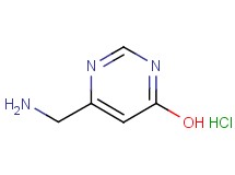 6-(aminomethyl)-4-pyrimidinol hydrochloride 6-(aminomethyl)-4-pyrimidinol hydrochloride