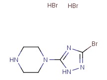 1-(3-bromo-1H-1,2,4-triazol-5-yl)piperazine dihydrobromide 1-(3-bromo-1H-1,2,4-triazol-5-yl)piperazine dihydrobromide