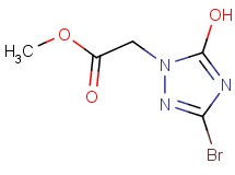 methyl (3-bromo-5-hydroxy-1H-1,2,4-triazol-1-yl)acetate methyl (3-bromo-5-hydroxy-1H-1,2,4-triazol-1-yl)acetate