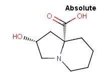 (2R,8aR)-2-hydroxyhexahydro-8a(1H)-indolizinecarboxylic acid