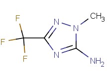 1-methyl-3-(trifluoromethyl)-1H-1,2,4-triazol-5-amine 1-methyl-3-(trifluoromethyl)-1H-1,2,4-triazol-5-amine