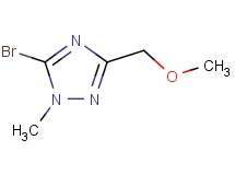 5-bromo-3-(methoxymethyl)-1-methyl-1H-1,2,4-triazole 5-bromo-3-(methoxymethyl)-1-methyl-1H-1,2,4-triazole