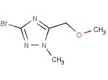 3-bromo-5-(methoxymethyl)-1-methyl-1H-1,2,4-triazole 3-bromo-5-(methoxymethyl)-1-methyl-1H-1,2,4-triazole