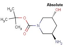tert-butyl (3R,5R)-3-amino-5-hydroxy-1-piperidinecarboxylate