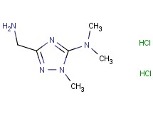 3-(aminomethyl)-N,N,1-trimethyl-1H-1,2,4-triazol-5-amine dihydrochloride 3-(aminomethyl)-N,N,1-trimethyl-1H-1,2,4-triazol-5-amine dihydrochloride