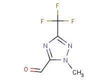 1-methyl-3-(trifluoromethyl)-1H-1,2,4-triazole-5-carbaldehyde 1-methyl-3-(trifluoromethyl)-1H-1,2,4-triazole-5-carbaldehyde