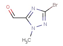 3-bromo-1-methyl-1H-1,2,4-triazole-5-carbaldehyde 3-bromo-1-methyl-1H-1,2,4-triazole-5-carbaldehyde