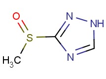 3-(methylsulfinyl)-1H-1,2,4-triazole 3-(methylsulfinyl)-1H-1,2,4-triazole