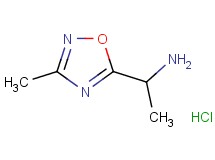 1-(3-methyl-1,2,4-oxadiazol-5-yl)ethanamine hydrochloride 1-(3-methyl-1,2,4-oxadiazol-5-yl)ethanamine hydrochloride
