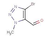 4-bromo-1-methyl-1H-1,2,3-triazole-5-carbaldehyde 4-bromo-1-methyl-1H-1,2,3-triazole-5-carbaldehyde