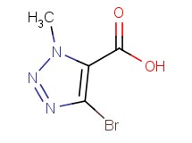 4-bromo-1-methyl-1H-1,2,3-triazole-5-carboxylic acid 4-bromo-1-methyl-1H-1,2,3-triazole-5-carboxylic acid