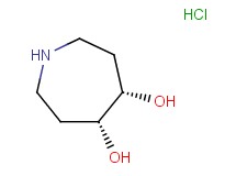 rel-(4R,5S)-4,5-azepanediol hydrochloride rel-(4R,5S)-4,5-azepanediol hydrochloride