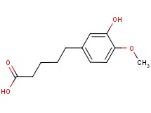 5-(3-hydroxy-4-methoxyphenyl)pentanoic acid 5-(3-hydroxy-4-methoxyphenyl)pentanoic acid