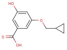 3-(cyclopropylmethoxy)-5-hydroxybenzoic acid 3-(cyclopropylmethoxy)-5-hydroxybenzoic acid