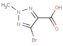 5-bromo-2-methyl-2H-1,2,3-triazole-4-carboxylic acid 5-bromo-2-methyl-2H-1,2,3-triazole-4-carboxylic acid