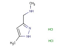N-methyl-1-(5-methyl-1H-pyrazol-3-yl)methanamine dihydrochloride