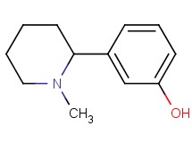 3-(1-methyl-2-piperidinyl)phenol