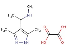 [1-(3,5-dimethyl-1H-pyrazol-4-yl)ethyl]methylamine oxalate