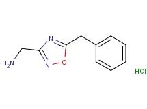 1-(5-benzyl-1,2,4-oxadiazol-3-yl)methanamine hydrochloride