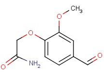 2-(4-formyl-2-methoxyphenoxy)acetamide 2-(4-formyl-2-methoxyphenoxy)acetamide