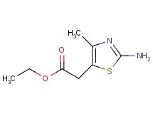 ethyl (2-amino-4-methyl-1,3-thiazol-5-yl)acetate ethyl (2-amino-4-methyl-1,3-thiazol-5-yl)acetate