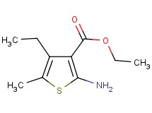 ethyl 2-amino-4-ethyl-5-methylthiophene-3-carboxylate ethyl 2-amino-4-ethyl-5-methylthiophene-3-carboxylate