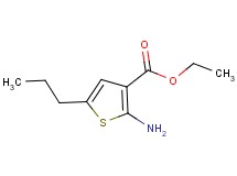 ethyl 2-amino-5-propylthiophene-3-carboxylate ethyl 2-amino-5-propylthiophene-3-carboxylate