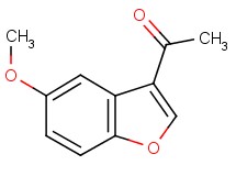 1-(5-methoxy-1-benzofuran-3-yl)ethanone 1-(5-methoxy-1-benzofuran-3-yl)ethanone