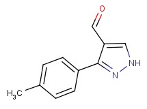3-(4-methylphenyl)-1H-pyrazole-4-carbaldehyde 3-(4-methylphenyl)-1H-pyrazole-4-carbaldehyde
