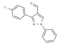 3-(4-fluorophenyl)-1-phenyl-1H-pyrazole-4-carbaldehyde 3-(4-fluorophenyl)-1-phenyl-1H-pyrazole-4-carbaldehyde