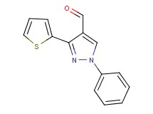 1-phenyl-3-(2-thienyl)-1H-pyrazole-4-carbaldehyde 1-phenyl-3-(2-thienyl)-1H-pyrazole-4-carbaldehyde